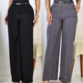 Imagem da oferta Kit com 2 Calça Pantalona c Cinto