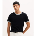 Imagem da oferta Camiseta Regular em Algodão Texturizado