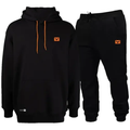 Imagem da oferta Conjunto De Frio Moletom Com Capuz Canguru Flanelado Preto