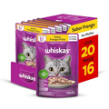 Imagem da oferta Ração Úmida Whiskas Sachê Frango Gatos Adultos 20un