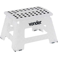 Imagem da oferta Vonder, Banqueta Plástica Dobrável, Branca, Altura 220 Mm