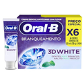 Imagem da oferta Oral-B Pasta de Dente 3D White Branqueadora 70g - 6 Unidades