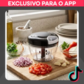 Imagem da oferta Processador Manual Clink 500ml com 3 Lâminas p Alho Cebola Legumes