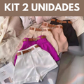 Imagem da oferta Kit 2 Shorts Alfaiataria Feminino Cintura Alta ENVIO IMEDIATO P AO GG