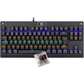 Imagem da oferta Teclado Mecânico Redragon Dark Avenger Preto Iluminação Rainbow Switch Marrom K568R