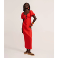 Imagem da oferta Vestido Long Midi em Viscolinho com Amarração no Busto