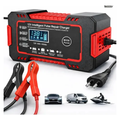 Imagem da oferta Carregador Inteligente De Bateria Automotiva 12v 6a Bivolt Recupera Baterias 4ah A 100ah Todos Veículos Moto Carro Caminhão Barco