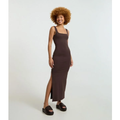 Imagem da oferta Vestido Long Midi em Poliamida com Decote nas Costas