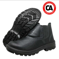 Imagem da oferta Bota Segurança CA Couro Bico PVC Unissex