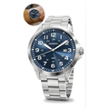 Imagem da oferta Relógio Orient Eternal MBSS1380 Cor Prateado com Fundo Azul