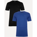Imagem da oferta Kit Camisetas Tommy Hilfiger Pretaazul Royal 2un - Original