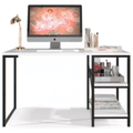 Imagem da oferta Mesa Escrivaninha Office Estilo Industrial MS Móveis Star Para Quarto De Estudos E Escritório Com Prateleiras