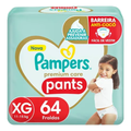 Imagem da oferta Fralda Pampers Pants Premium Care XG com 64 - Comprando 2 pacotes