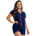 Imagem da oferta Pijama Feminino Americano com Botões