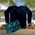 Imagem da oferta Conjunto Camiseta e Sunga Masculino Proteção Uv Grappin