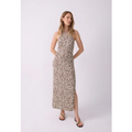 Imagem da oferta Vestido Feminino Dress To Animal Print Bege