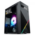 Imagem da oferta Gabinete Liketec One V2 RGB Mid Tower mATX Black Sem Fonte Sem Fan LC-MT-ONEV2-2057