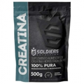 Imagem da oferta Creatina 500g suplemento monohidratada em po 100% pura – soldiers nutrition