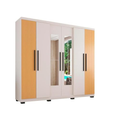 Imagem da oferta Guarda-roupa casal com espelho 6 portas 4 gavetas araplac braga