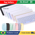 Imagem da oferta Kit Teclado e Mouse Sem Fio Bluetooth Colorido Macaron Para PC iPad Tablet Notebook - Neverdie Store