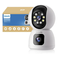 Imagem da oferta Câmera De Segurança Philips Wifi Dupla Lente Full Hd 2mp Visão Noturna