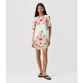 Imagem da oferta Vestido Curto com Estampa Floral e Abertura nas Costas
