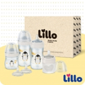 Imagem da oferta Kit de Mamadeiras e Bicos Super Evolution Lillo - 80ml, 150ml e 300ml