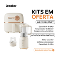 Imagem da oferta Gaabor Air Fryer 1,4L + Liquidificador Smoove 1,2L