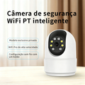 Imagem da oferta âmera PT Wi-Fi 6 360° Visão Noturna Colorida Detecção de Pessoa Áudio Bidirecional Alerta em Tempo Real por Ap