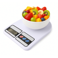 Imagem da oferta Balanca de Cozinha Digital Para Alimentos Base Antiderrapante Visor LCD Pesagem de 1g Ate 10kg Ideal Para Receitas e Fit