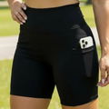 Imagem da oferta Shorts Feminino Academia Modeladora Com Bolso Proteção Uv50