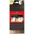 Imagem da oferta Lápis De Cor Faber-Castell Redondo Supersoft 12 Cores Tons Pele Multicor 120715SOFTCQ