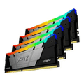 Imagem da oferta Memória RAM Kingston Fury Renegade RGB 128GB (4x32GB) 3600MHz DDR4 CL18 Preto - KF436C18RB2AK4128