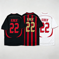 Imagem da oferta Camisa de Futebol Retrô KAKA 22 para Homens e Mulheres Camiseta Esportiva de Manga Curta para o Verão Coleção Stre
