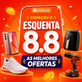 Imagem da oferta COMEÇOU O ESQUENTA 8.8 SHOPEE! Aproveite cupons de até R$ 100 OFF e Frete Grátis a partir de R$ 10!
