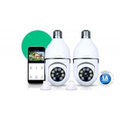 Imagem da oferta Kit 2 Câmeras Lampada De Segurança Ip Wifi Com Visão Noturna Interna Externa App Yoosee Espiã 360º