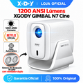 Imagem da oferta Projetor XGODY N7 1200 ANSI Portátil Estabilização Anti-Tremor Google TV 14 Versão Totalmente Atua