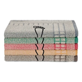 Imagem da oferta Kit com 5 Tapetes Banheiro Algodão Toalhas Felpudo 45x70cm