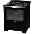 Imagem da oferta Fogão 5 Bocas Preto com Frente em Vidro Preto e Timer Digital Dako Diplomata Grill Bivolt