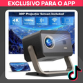 Imagem da oferta STAR1 Projetor Profissional Aoc 4k Wi-fi 1080p Bluetooth De 15000 Lm Tela De 300 Polegadas Correção Automática De Dis