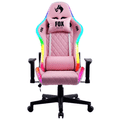 Imagem da oferta Cadeira Gamer Fox Racer rgb Rosa com Iluminação (Led) - Logo Preto