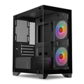 Imagem da oferta Gabinete Gamer TGT Gladiator, Rainbow, Mid-Tower, Lateral de Vidro, Com 2 Fans, Preto, TGT-GLD-BK
