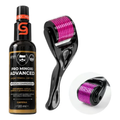 Imagem da oferta Kit Pro Minoxi Advanced 120ml + Derma Roller Barba
