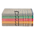 Imagem da oferta Kit 05 Tapete P Banheiro Felpudo 45x70cm 100%algodão Oferta