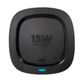 Imagem da oferta ELG WQ15BK Carregador de Mesa Wireless, Compatível com Dispositivos Qi, Carregamento Sem Fio Rápido e Seguro, Preto