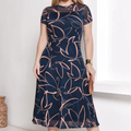 Imagem da oferta Vestido Feminino Em Malha E Tule Midi, Ajusta Ao Corpo