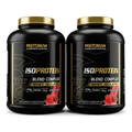 Imagem da oferta Kit 2 Suplementos Whey Protein Isolado Iso Protein Blend Complex 2kg Pretorian