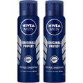 Imagem da oferta NIVEA Kit Desodorantes Antitranspirante Aerosol Nivea Men Original Protect 48h 150ml - 2 unidades