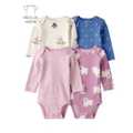 Imagem da oferta Kit Body Bebê 4 Peças Neve Multicor Carter's (Tam: RN e 3m)