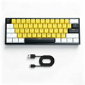 Imagem da oferta Teclado Mecânico Gamer Mk25 60% Rgb 61 Teclas Switch Red Usb ,inglês Us Amarelo